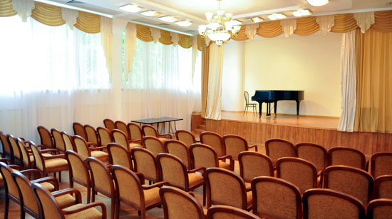 Концертный зал в санатории Димитрова. Кисловодск